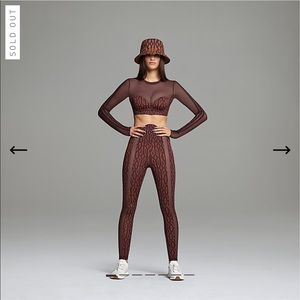 Ivy Park X Adidas Monogram Crop Top